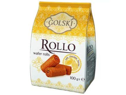 Golski wafer rolls rollo chocolate 100g (UKR)