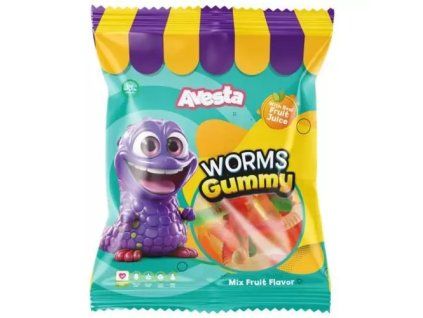 Avesta želé worm gummy /12/ 80g