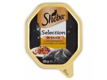 Sheba vanička drůbeží kousky 85g