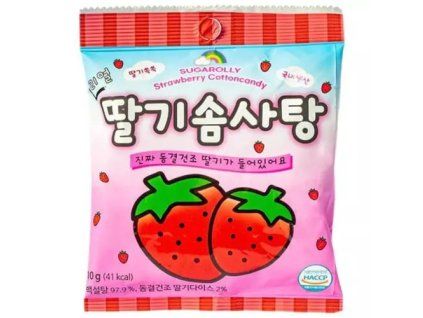 SUGAROLLY cotton candy strawberry 10g