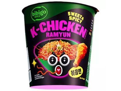 BIBIGO k-chicken flavoured ramyun sweet & spicy 98g