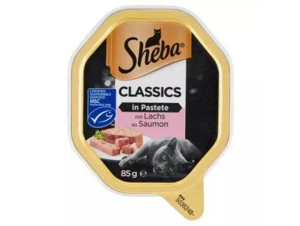 Sheba vanička s lososem 85g