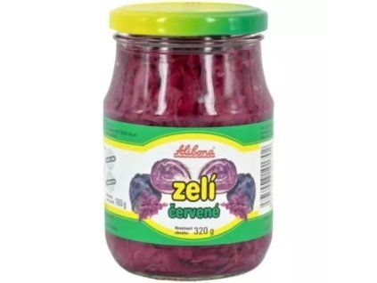 Alibona zelí červené cibule 320g