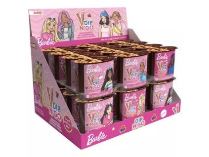 Kandiz tyčinky barbie dip'n go! raspberry /24/ 55g