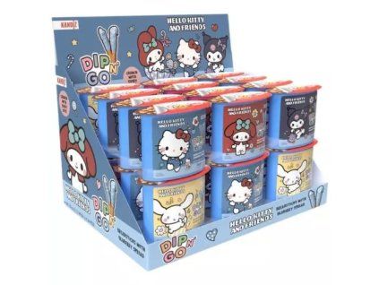 Kandiz tyčinky hellokitty dip'n go! blueberry /24/ 55g