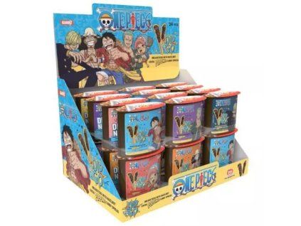 Kandiz tyčinky onepiece dip'n go! hazelnut popping /24/ 55g