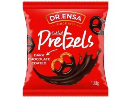 Dr. Ensa slaný preclík v hořké čokoládě 100g
