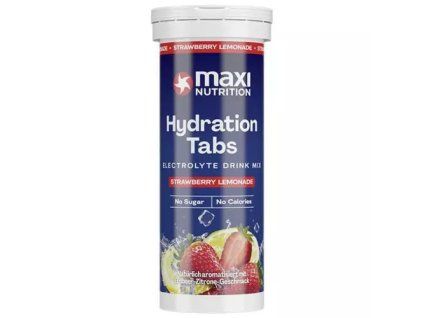 MaxiNutrition Hydratační tablety strawberry lemonade /32/ 40g