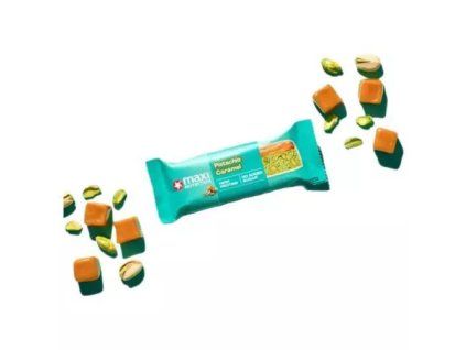 MaxiNutrition Proteinová tyčinka soft pistachio caramel 45g