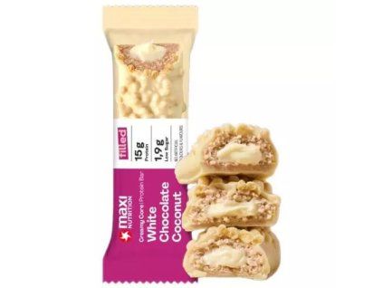 MaxiNutrition Proteinová tyčinka white chocolate coconut 45g
