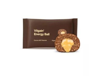 Vilgain Energy ball organic cocoa with peanut butter 30g