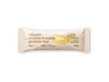 Vilgain Proteinová tyčinka double trouble velvet coco almond 55g