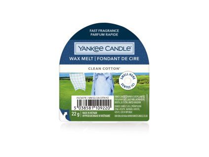YANKEE CANDLE CLEAN COTTON VONNÝ VOSK DO AROMALAMPY NOVÝ