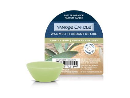 YANKEE CANDLE SAGE & CITRUS VONNÝ VOSK DO AROMALAMPY NOVÝ