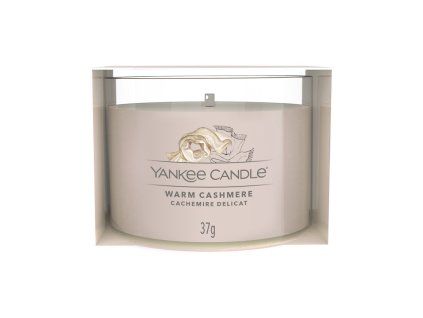 YANKEE CANDLE VOTIVNÍ SVÍČKA PLNĚNÁ VE SKLE WARM CASHMERE