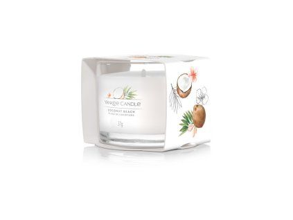 YANKEE CANDLE VOTIVNÍ SVÍČKA PLNĚNÁ VE SKLE COCONUT BEACH