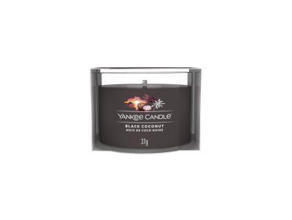 YANKEE CANDLE VOTIVNÍ SVÍČKA PLNĚNÁ VE SKLE BLACK COCONUT