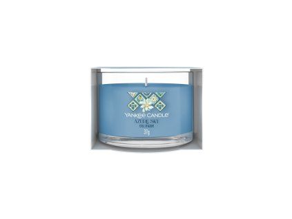 YANKEE CANDLE VOTIVNÍ SVÍČKA PLNĚNÁ VE SKLE AZURE SKY