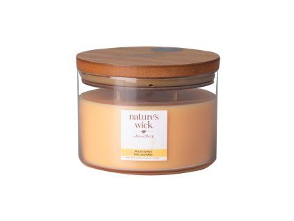 Nature's Wick Tumbler velký 3 knoty Wild Honey
