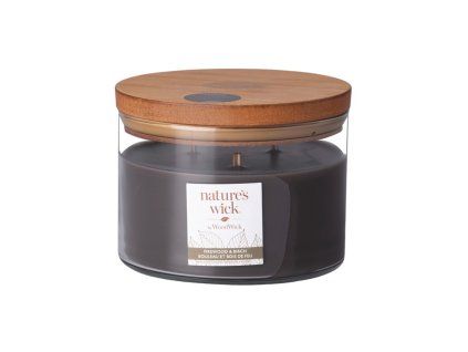 Nature's Wick Tumbler velký 3 knoty Firewood & Birch