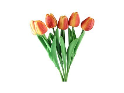 Umělý tulipán 34 cm – barevná dekorativní květina