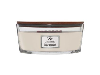 WoodWick Tonka & Almond Milk svíčka loď