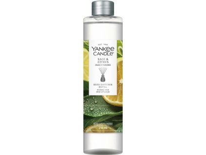 YANKEE CANDLE SIGNATURE SAGE & CITRUS REED NÁPLŇ 250 ml
