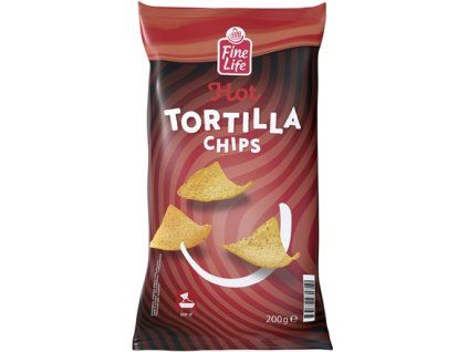 Fine Life Tortilla Chips hot 200 g