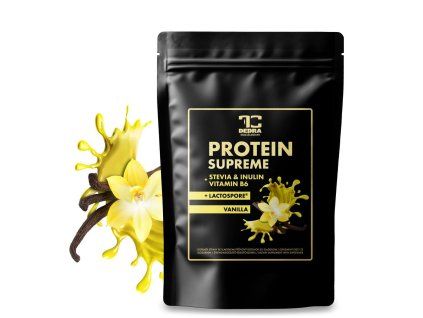 PROTEIN SUPREME | komplexní proteinový nápoj se Stevií, Inulinem a probiotikem LactoSpore®