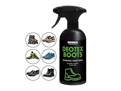 Probiotický sprej na obuv proti zápachu | DEOTEX® BOOTS | neutralizuje pachy, chrání & osvěžuje | 500 ml