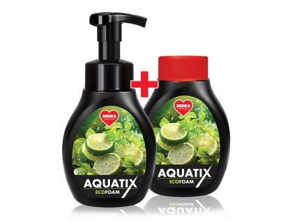 2× AQUATIX | Aktivní pěna na nádobí | BERGAMOT & LEMON | 2× 300 ml