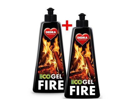 2× GELFIRE | Ekologický gelový podpalovač na grily a krby | 2× 500 ml