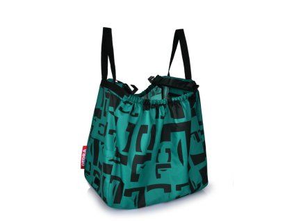 MEGATAŠKA TROLEY | 60 L | skládací taška do nákupního vozíku | extra pevná se suchým zipem