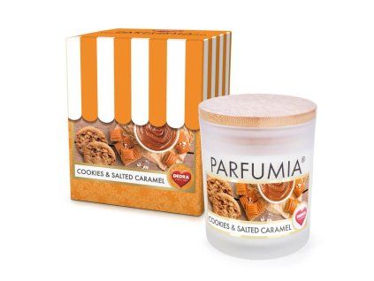COOKIES & SALTED CARAMEL | sójová vonná svíčka | PARFUMIA® | 250 ml