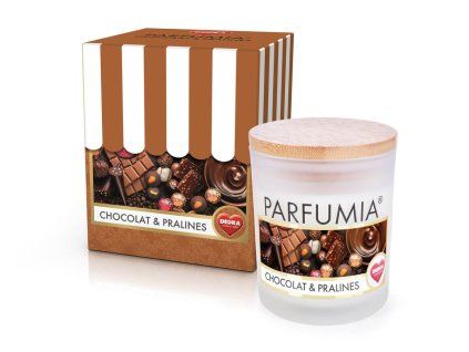 CHOCOLAT & PRALINES | sójová vonná svíčka | PARFUMIA® | 250 ml