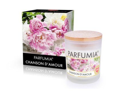 CHANSON D´AMOUR | sójová vonná svíčka | PARFUMIA® | 250 ml