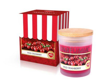 WILD CRANBERRY | sójová vonná svíčka | PARFUMIA® | 250 ml