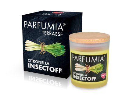 CITRONELLA INSECTOFF | venkovní sójová svíčka | PARFUMIA® | 250 ml