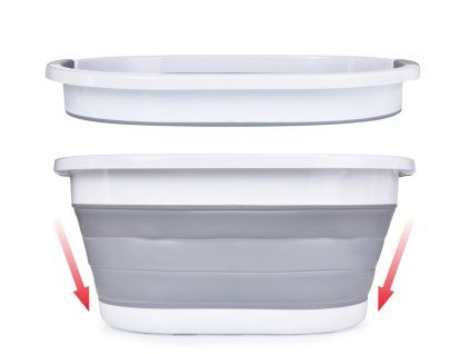 COMPACTOR | skládací vana 40 L víceúčelová | lavor, přepravka, úklidová vana do domácnosti i na zahradu
