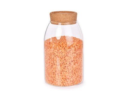 BOROSIL | 800 ml | skleněná dóza s korkovým víkem