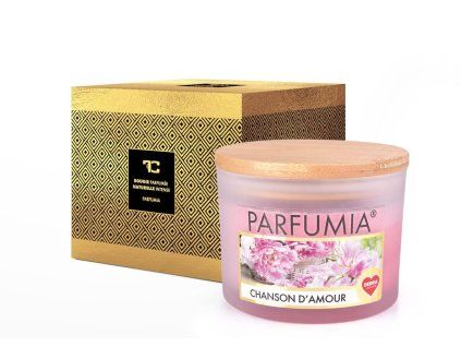 CHANSON D´AMOUR | sójová svíčka | 2 knoty | PARFUMIA® | 400 ml