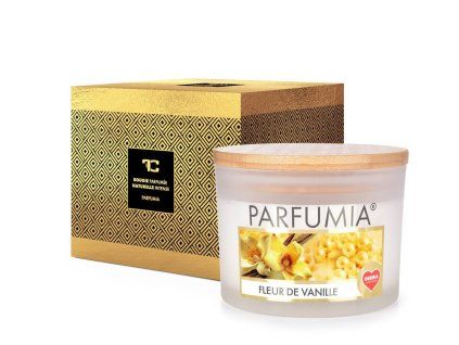 FLEUR DE VANILLE | sójová svíčka | 2 knoty | PARFUMIA® | 400 ml