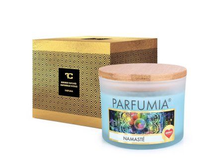 NAMASTÉ | sójová svíčka | 2 knoty | PARFUMIA® | 400 ml