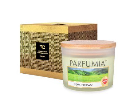 LEMONGRASS | sójová svíčka | 2 knoty | PARFUMIA® | 400 ml