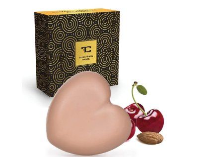 MIDNIGHT CHERRY | Ručně vyráběné rostlinné mýdlo s bambuckým máslem & glycerinem | 85 g