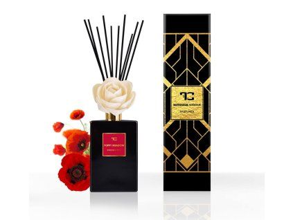 POPPY MEADOW | XL difuzér s FLOW květinou & tyčinkami | PARFUMIA® | 500 ml