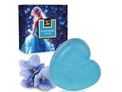 PRINCESS | ručně vyráběné rostlinné mýdlo s kokosovým olejem & glycerinem | 85 g