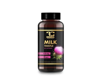 OSTROPESTŘEC EXTRAKT 510 mg | 80 % silymarinu | zdravá játra, trávení a detoxikace | 90 kapslí | 54,9 g