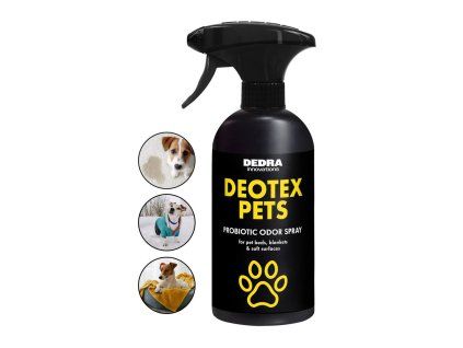 Probiotický sprej na pelíšky, deky & čalounění pro mazlíčky | DEOTEX® PETS SPRAY | neutralizuje pachy, osvěžuje & bezpečný pro zvířata | 500 ml
