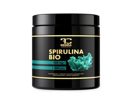 BIO SPIRULINA | Antioxidant | obranyschopnost & vitalita | 1000 tablet x 250 mg | 250 g